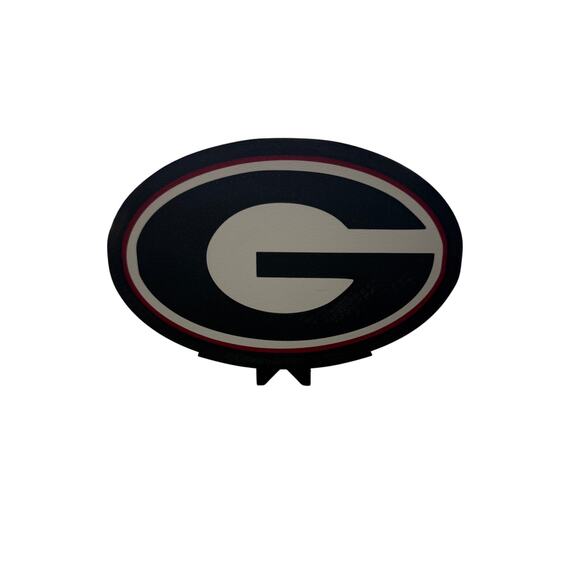 UGA Georgia Bulldogs Multicolored LED Light Box with Effects Remote and Stand - Picture 8 of 11